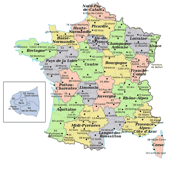 France Departements